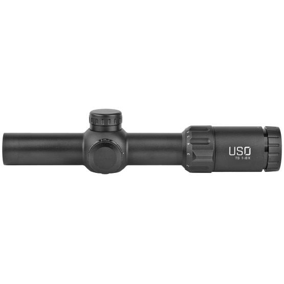 U.S. Optics 1-8x24 TS-8X FFP Rifle Scope with Illuminated Rapid Ballistic Reticle has a 30mm tube